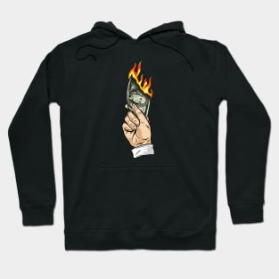 Money on fire Hoodie